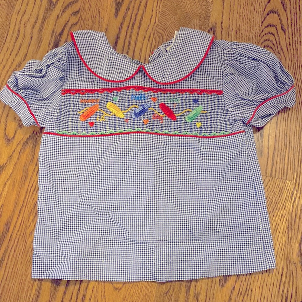 Smocked Crayon Top